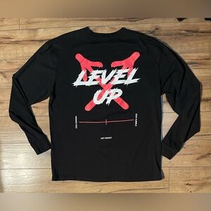 Fashion Nova Level Up Long Sleeve Graphic Tee